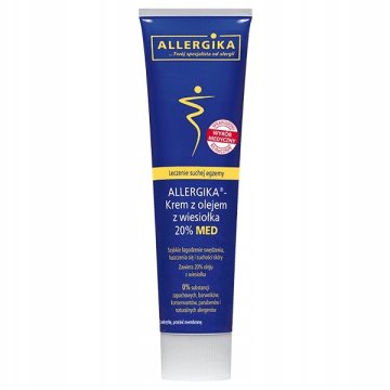 Allergika Krema proti alergiji z oljem svetlina 20% MED 100ml AZS