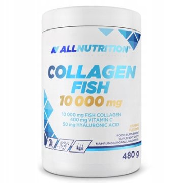 AllNutrition Kolagen Ribji 10 000 mg kolagena sklepi mangova lupina 480 g 1 kos.