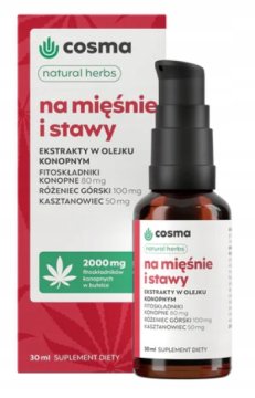 konopljino olje za mišice in sklepe 30 ml 1 kos.