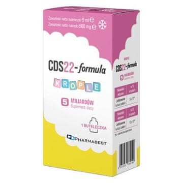 PharmaBest Kapljice CDS22-formula 5 milijard liofiliziranih bakterijskih kultur za otroke, 5 ml