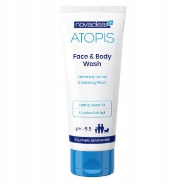 Novaclear Atopis gel za umivanje obraza in telesa 200 ml