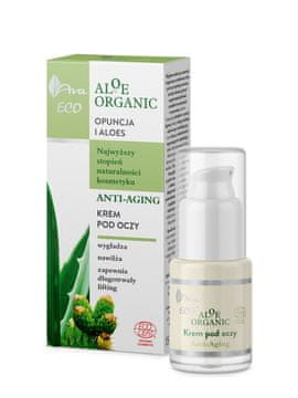 Aloe Organic opuncija in aloe vera 15 ml krema za oči
