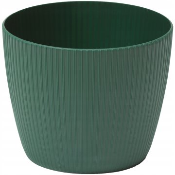 Lamela Plastični lonček za rože zelene barve 11 cm x 11 x 8,4 cm 1 kos.