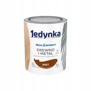 Akrilna barva za les, za pohištvo 0,7 l mat temno rjava 1 kos.