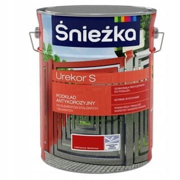Śnieżka UREKOR S Antikorozijski temeljni premaz za kovino 5l Rdeči oksid 1 kos.