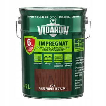 Vidaron Zaščitna impregnacija, ki tvori film 4,5 l Indijski palisander V 1 kos.