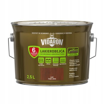 Vidaron lak na osnovi topil 2,5 l Teak java L22 1 kos.