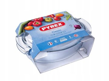 Pyrex Essentials ognjevarna posoda s pokrovom 5,8 l ovalna klasična 1 kos.