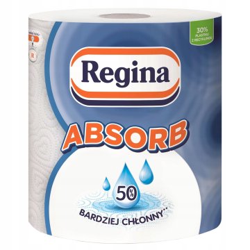Kuhinjske papirnate brisače Regina ABSORB, celulozne, 3-slojne, vpojne, 1 kos.