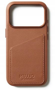 Mujjo Ovitek za Apple iPhone 17 Pro rjave barve, 1 kos.