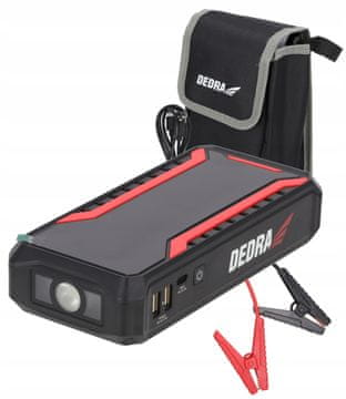 DEDRA Jump Starter 12000mAh USB-C LED ojačevalec 1 kos.