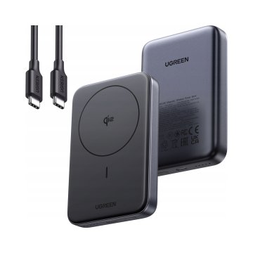Ugreen magnetno-induktivna prenosna baterija 10000mAh MagSafe 30W + kabel 1 kos.