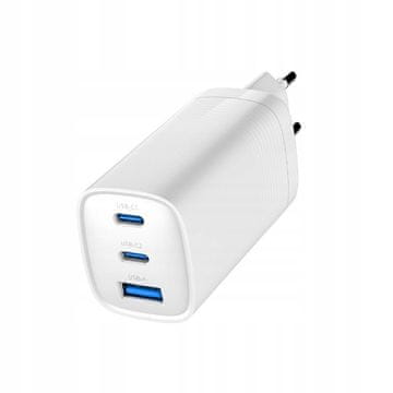 Gembird ZMOGLJIV UNIVERZALNI USB POLNILEC GaN 65W QC 3.0 PD HITRO POLNJENJE 1 kos.