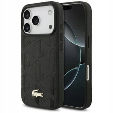 Ovitek Lacoste za Apple iPhone 17 Pro črne barve, 1 kos.