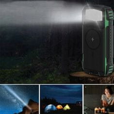 4smarts Solarna prenosna baterija 20000mAh TitanPack Rugged UltiMag zelena 1 kos.
