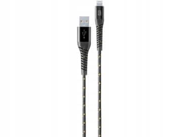 CellularLine Kabel USB - Apple Lightning 1,2 m črne barve, 1 kos.
