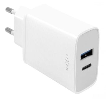 FIXED Fiksni USB, USB-C PD, 30W - bela 1 kos.