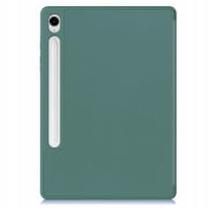 Bizon Glass zelen ovitek za tablico, namenjen za Galaxy Tab S10 Lite/S9/ 1 kos.