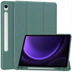 Bizon Glass zelen ovitek za tablico, namenjen za Galaxy Tab S10 Lite/S9/ 1 kos.