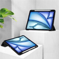 Bizon Glass Ovitek za Apple iPad Air 13" 2024/2025/2026 črne barve, 1 kos.