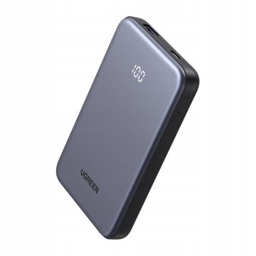 Ugreen Prenosna baterija 10000mAh PB507 20W PD USB + USB-C (siva) 1 kos.