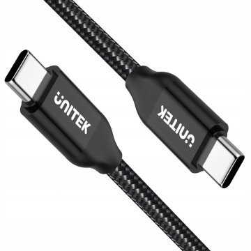 Unitek USB Type-C - USB Type-C kabel 2 m črne barve 1 kos.