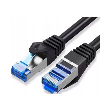 Mo Pačji kabel S/FTP 6a RJ45 / RJ45 10 m črne barve 1 kos.