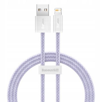 BASEUS Kabel USB - Apple Lightning 1 m vijoličen 1 kos.