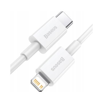 BASEUS Kabel Superior PD USB-C - Lightning 2,0 m bel 20W 1 kos.