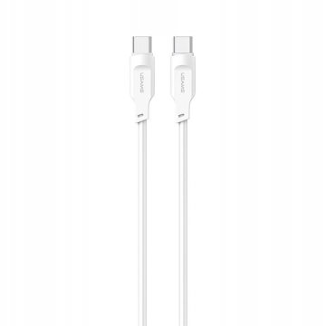 USAMS USB Type-C - USB Type-C kabel 1,2 m bel 1 kos.