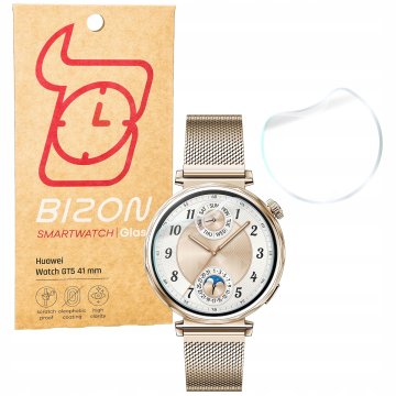 Bizon Glass Zaščitna folija za Huawei Watch GT5 41 mm 1 kos.