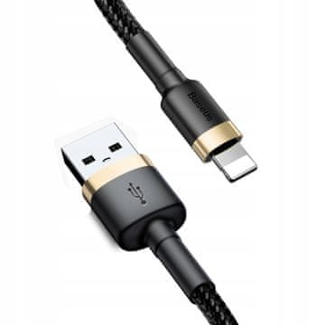BASEUS STRONG USB - LIGHTNING KABEL ZA IPHONE IN IPAD 1M 2,4A 1 kos.
