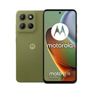 Pametni telefon MOTOROLA Moto G15 Power 8/256GB 6.72" Olivno rdeč 1 kos.