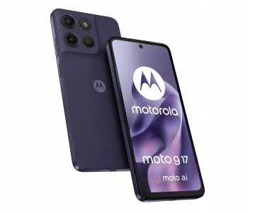 Pametni telefon MOTOROLA Moto G17 4/128GB 6.72" Temno moder 1 kos.