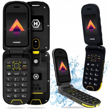 Hammer Bow LTE črn telefon 1 kos.