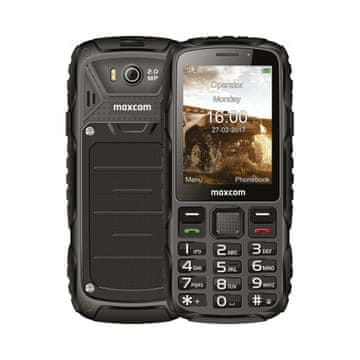 MaxCom MM920L Črn telefon 1 kos.