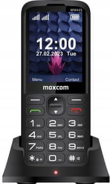 MaxCom MM445L 4G telefon črne barve 1 kos.