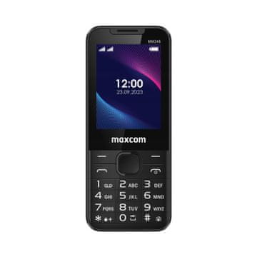 MaxCom MM248 Klasični črni telefon 1 kos.