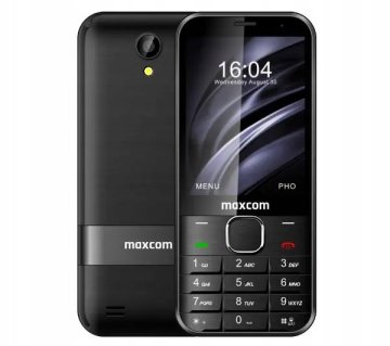 Maxcom MM334 512 MB 4G (LTE) črn mobilni telefon 1 kos.
