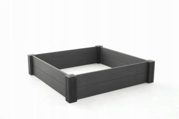 KETER Plastična vrtna obroba 111 cm x 27 cm siva 1 kos.