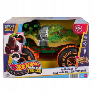 Hot Wheels Monster Truck RC Rageasaur 1:15 avtomobil na daljinsko upravljanje 1 kos.