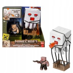 105 Mattel Minecraft Blast Attack Ghast Figura Luči Zvok Izstrelek Pi 1 kos.