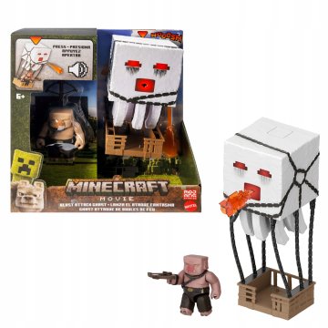 105 Mattel Minecraft Blast Attack Ghast Figura Luči Zvok Izstrelek Pi 1 kos.