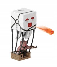105 Mattel Minecraft Blast Attack Ghast Figura Luči Zvok Izstrelek Pi 1 kos.