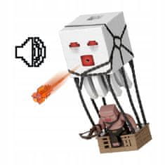 105 Mattel Minecraft Blast Attack Ghast Figura Luči Zvok Izstrelek Pi 1 kos.