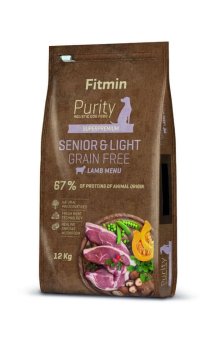 Fitmin Purity Senior&Light suha hrana za pse s prekomerno telesno težo z jagnjetino 1 kos.