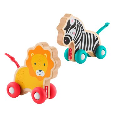 Fisher-Price Leseni Push Butt Butt Set 2 kosov