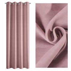 Eurofirany ADA GOTOVA ZAVESA 140X250 CM ROZA 1 kos.