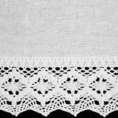 Eurofirany CLARIE ZAVESA 60X150 BELA 1 kos.