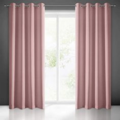 Eurofirany ADA GOTOVA ZAVESA 140X250 CM ROZA 1 kos.